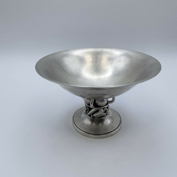 Alphonse La Paglia, Sterling Silver Compote Dish, 118, Wheat Crown, 925 “O” Mark - Picture 1 of 10